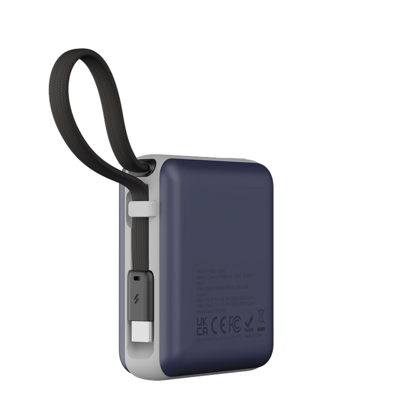 Power Bank PB73 With Detachable Cable 20W 10K