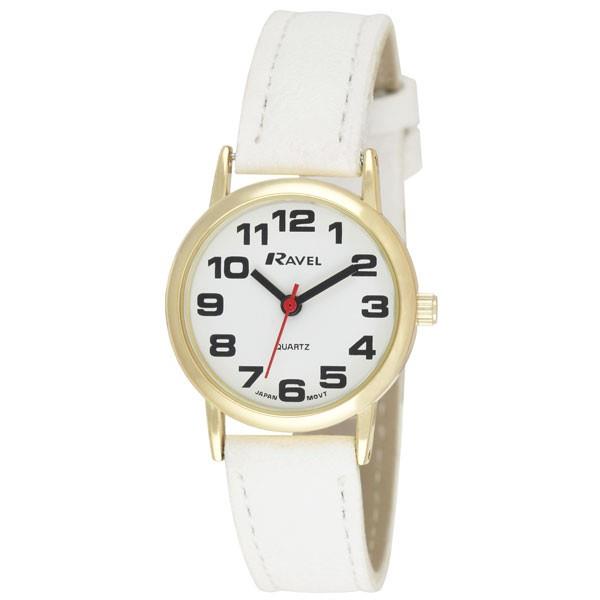 Ravel Ladies Basic Leather Strap Watch R0105L Available Multiple Colour