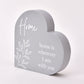 Moments Heart Plaque - Home