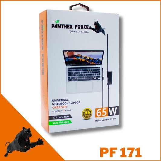PANTHER FORCE 65W UNIVERSAL LAPTOP CHARGER