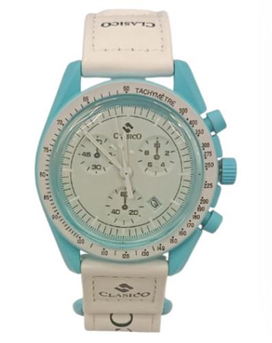 Clasico Mens Ladies Mission to Mars Water Resistant Dated Dial Velcro Nylon Strap Watch Available Multiple Colour