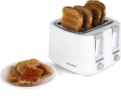 Progress 4 Slice Toaster – 1500W White