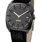 MEXX Mens Fashion Dated Dress Black Dial & Leather Strap Watch IMX1007 - CLEARANCE NEEDS RE-BATTERY