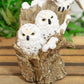 Naturecraft Collection - Owl & Owlets Figurine 29cm