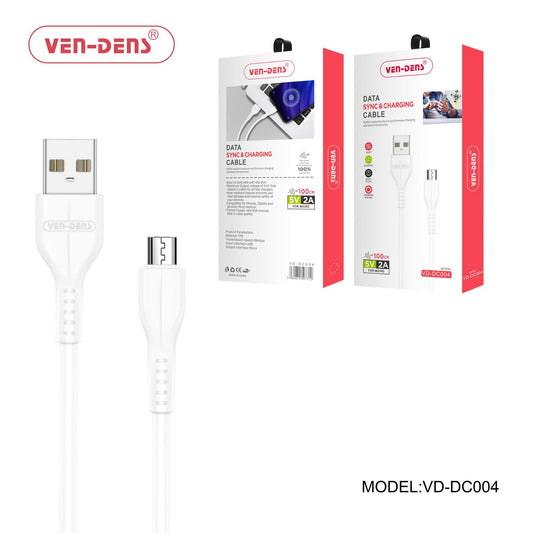 Ven-Dens USB to Micro USB Data & Sync Charging Cable