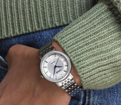 Lorus Ladies Fashion Silver Sunray Dial Stainless Steel Bracelet Watch