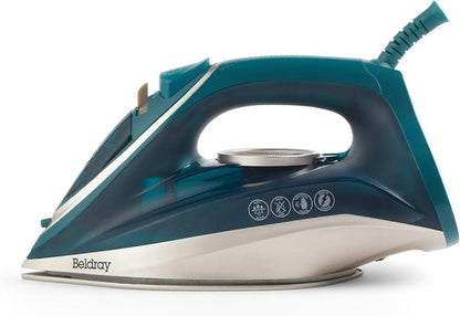 Beldray Duo Glide Steam Iron in Green and Gold - 2200w