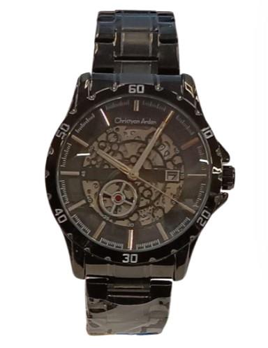 Christyan Arden Mens Fashion Dated Dial Analogue Metal Bracelet Strap Watch Available Multiple Colours