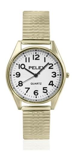PELEX Mens Basic Expander Bracelet Quartz Watch PLX-028 Available Multiple Colour