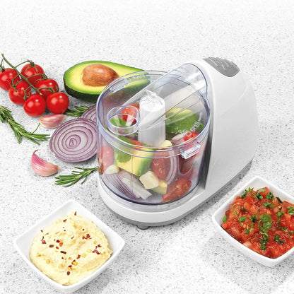 Progress Electric One Touch Operation Mini Chopper White 150W
