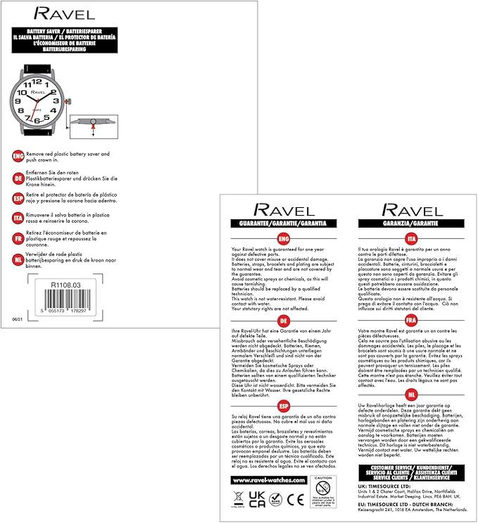 Ravel Mens Fashion Nylon Clip-On Carabiner with Compass and Luminous Dial Analogue Watch Available Multiple Colour