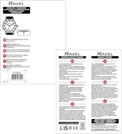 Ravel Mens Fashion Nylon Clip-On Carabiner with Compass and Luminous Dial Analogue Watch Available Multiple Colour