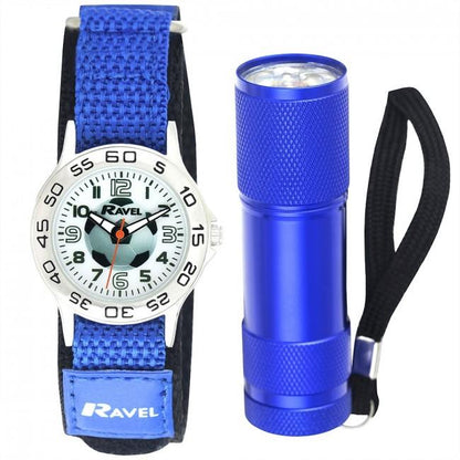 Ravel Childrens Boys Watch & Torch Set R44 Available Multiple Colour  - CLEARANCE NEEDS RE-BATTERY