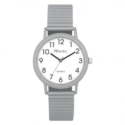 Ravel Unisex Large Size Pastel Coloured Expander Bracelet Watch Available Multiple Colour