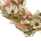 Hestia Dried Floral Wreath 25cm Pink