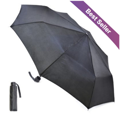 KS Brands LADIES BLACK WIND RESISTANCE UMBRELLA