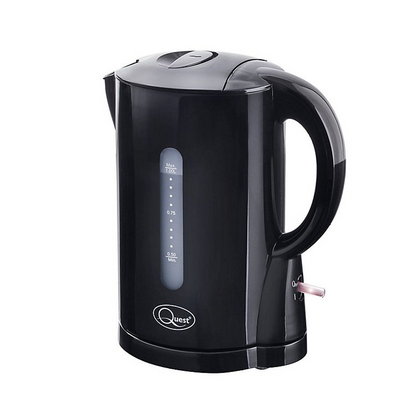 Quest 1L Portable Electric Cordless Jug Kettle - Black 35039