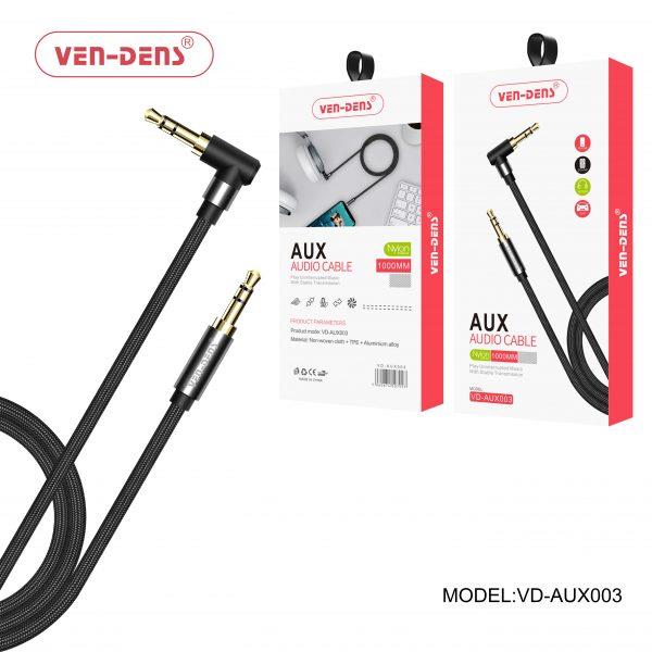 Ven-Dens Stylish Aux Audio Cable (1000mm)