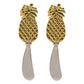 Hestia Set of 2 Cheese Knife Set Pineapple