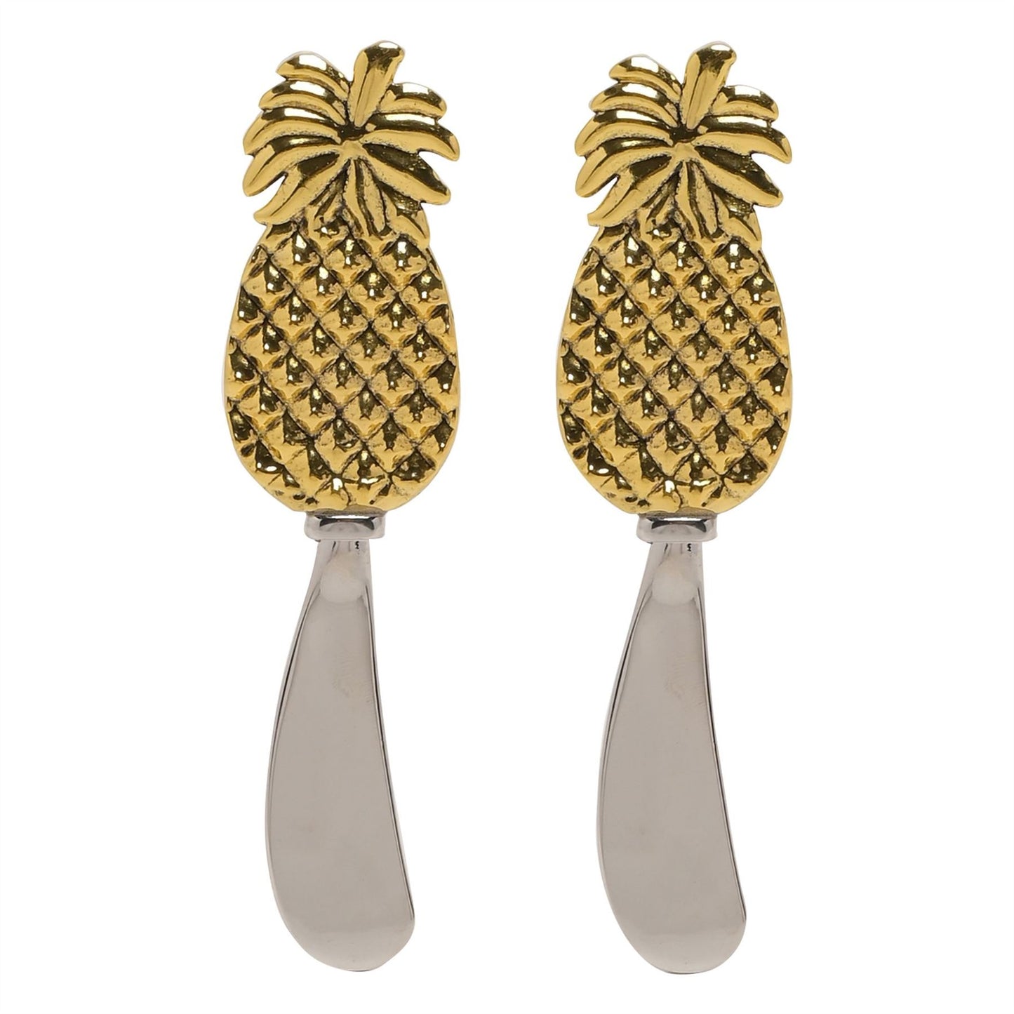 Hestia Set of 2 Cheese Knife Set Pineapple