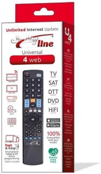 Universal 4 Device Remote Control (Web Programmable)