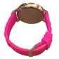 Ladies Fashion Butterfly Bling Dial with Rubber Strap Watch - CLEARANCE NEEDS RE-BATTERY Available Multiple Color