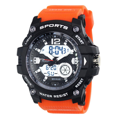 Ravel Mens Boys Ana-Digi Dual time 5ATM Sports Watch RDT.2 Available Multiple Colour