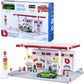 BBurago Street 1:43 Fire Service Station + 1 Vehicle Car