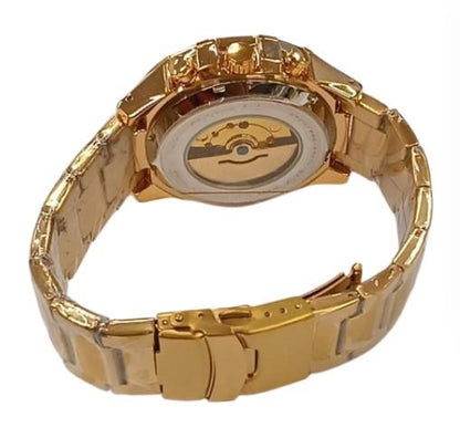 Christyan Arden Mens Dated Dial Analogue Metal Bracelet Strap Watch Multiple colours available