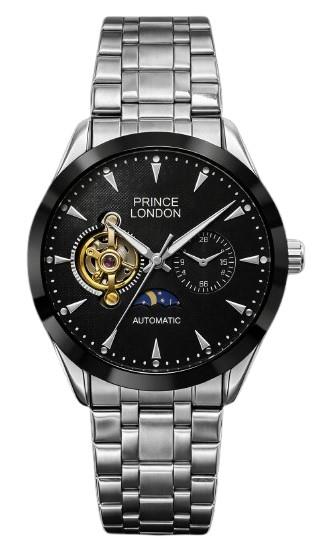 NYL Mens Automatic Metal Mechanical Round Face Multi Dial Analogue Metal Bracelet Watch NY London Available Multi Colour
