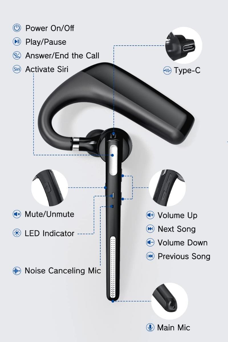 WYE ProVoice One-Ear Business Headset