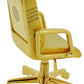 Miniature Clock Office Swivel Chair with Goldtone Plated Solid Brass IMP1047-  CLEARANCE NEEDS RE-BATTERY