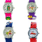 Relda Childrens Boys/Girls Analogue Silicone Velcro Strap 10 Assorted Watches RELx10  - CLEARANCE NEEDS RE-BATTERY