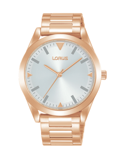 Lorus Mens Silver sunray dial Bracelet Watch NEEDS BATTERY