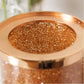 Estella Rose Gold Finish Metal, Glass & Crystal Trinket Box