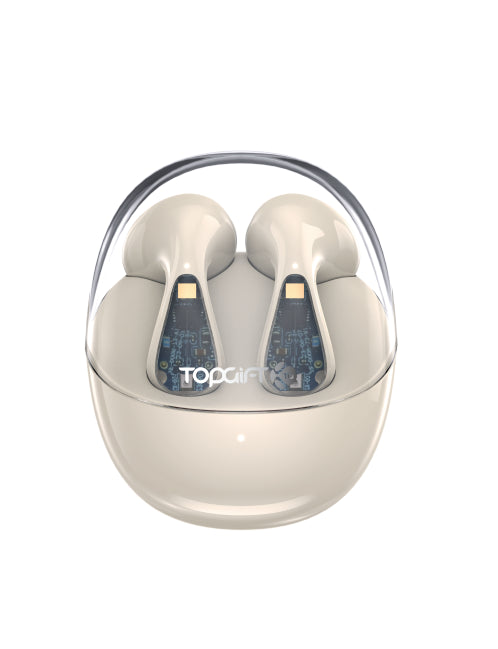 WYEWAVE Biege Suppercool Design Wireless Earbuds