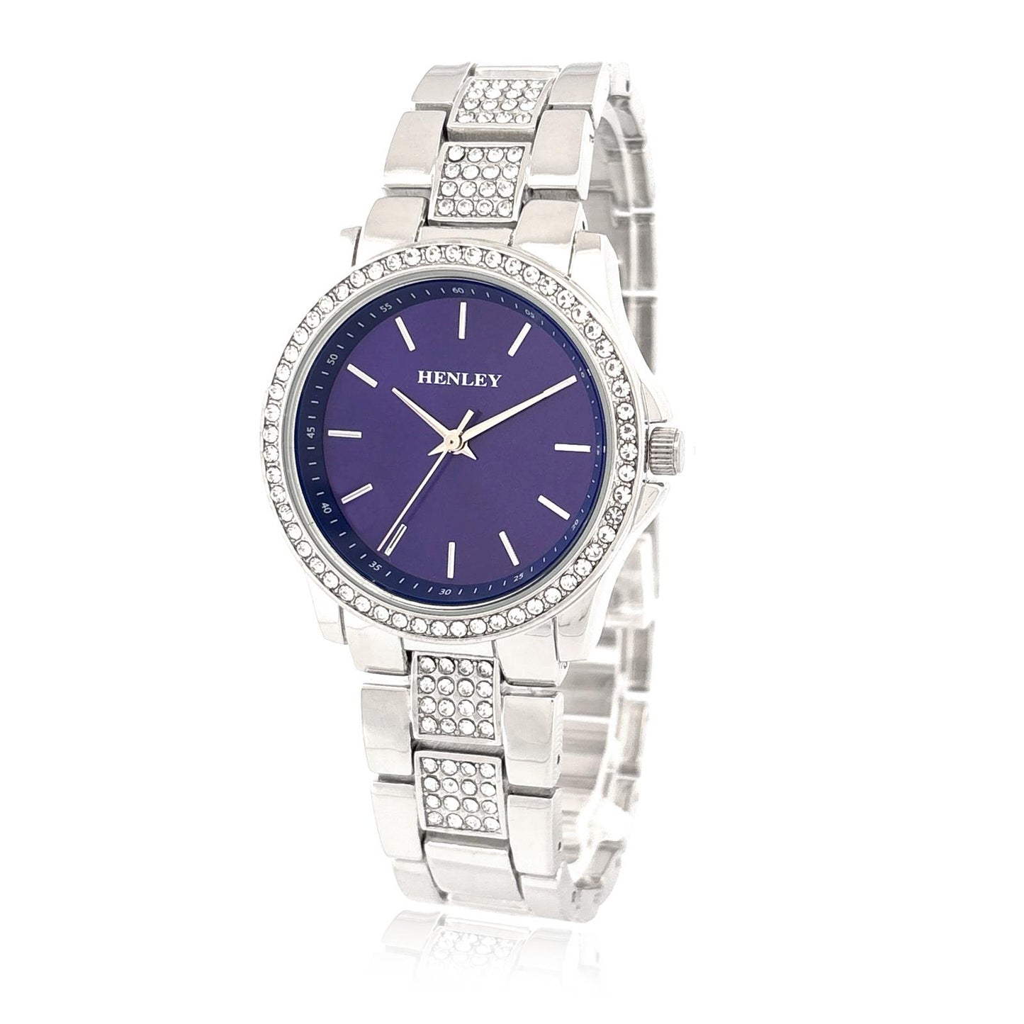 Henley Ladies Fashion Bling Dial with Bracelet Watch H07342 Available Multiple Colors