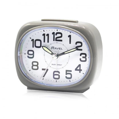 Ravel Small Sized Pillow Shaped Bedside Alarm Clock RC040 Available Multiple Colour