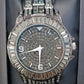 NY London Mens Bling Dial Analogue Metal Bracelet Strap Watch PI-7705 Available Multiple Colour