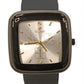 Clasico Mens Ladies Water Resistant Square Dial Rubber Strap Watch Available Multiple Colour