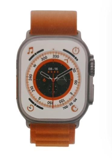 Sunpin ULTRA-01  Mens Smart Watch with 2 Orange Rubber & Nylon Straps