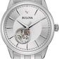 Bulova Mens Classic Silver Dial Bracelet Watch 96A243