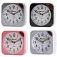 Ravel Small Square Quartz Travel Alarm Clock RC001 Available Multiple Colour