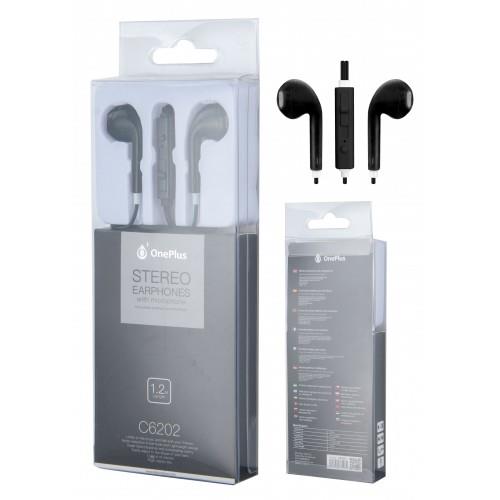 HEADPHONES WITH AIR MIC, BLACK