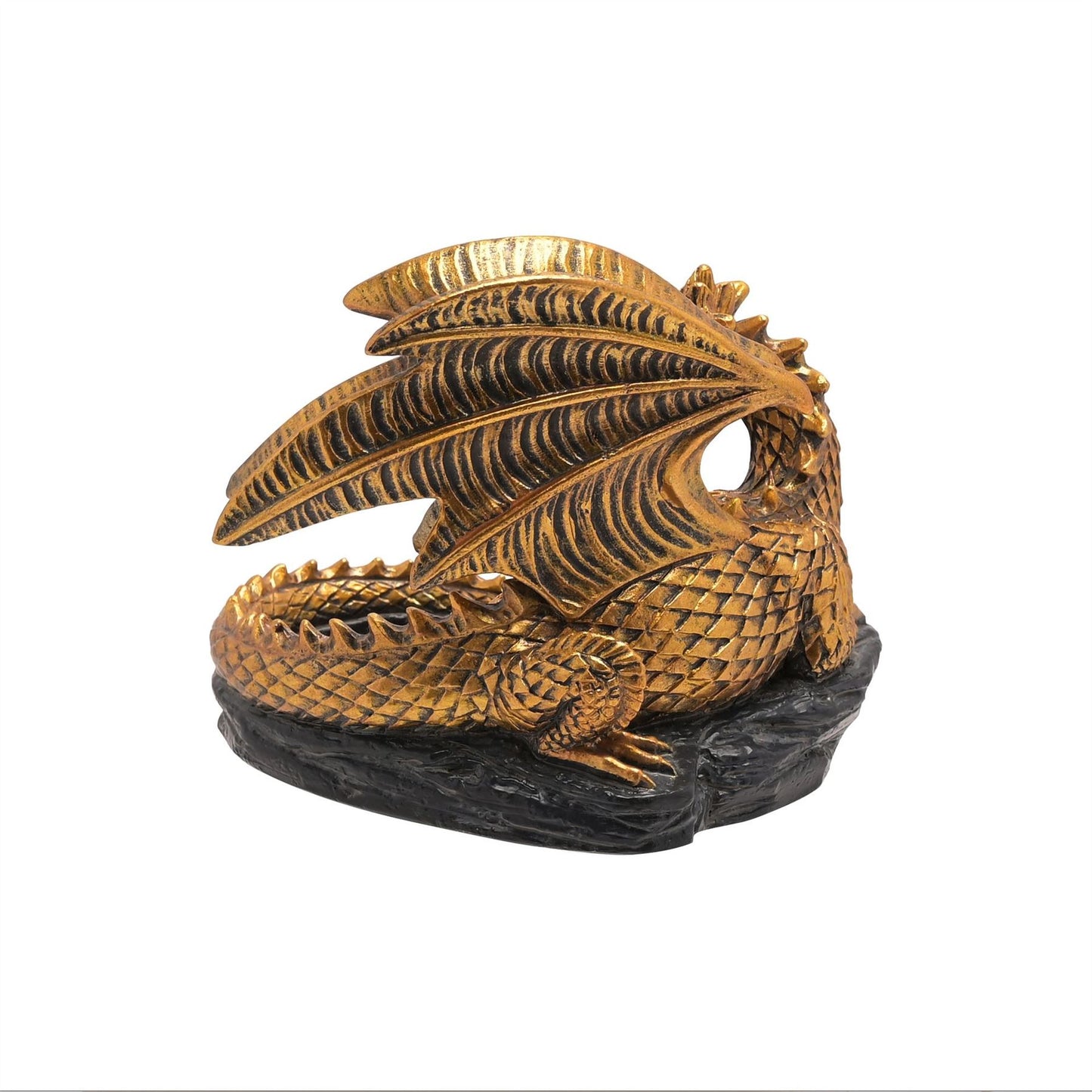 Gold Dragon Tealight Candle Holder