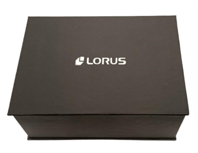 Lorus Ladies Fashion Silver Dial With 2 Tone Stainless Steel Bracelet Watch Set with Silver Clock RPG467L-8-SET - NEEDS RE-BATTERY