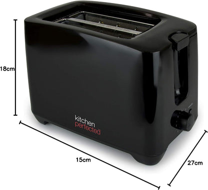 Kitchen Perfected Kettle 2000W Fast Boil 1.7l & 2 Slice Toaster Set