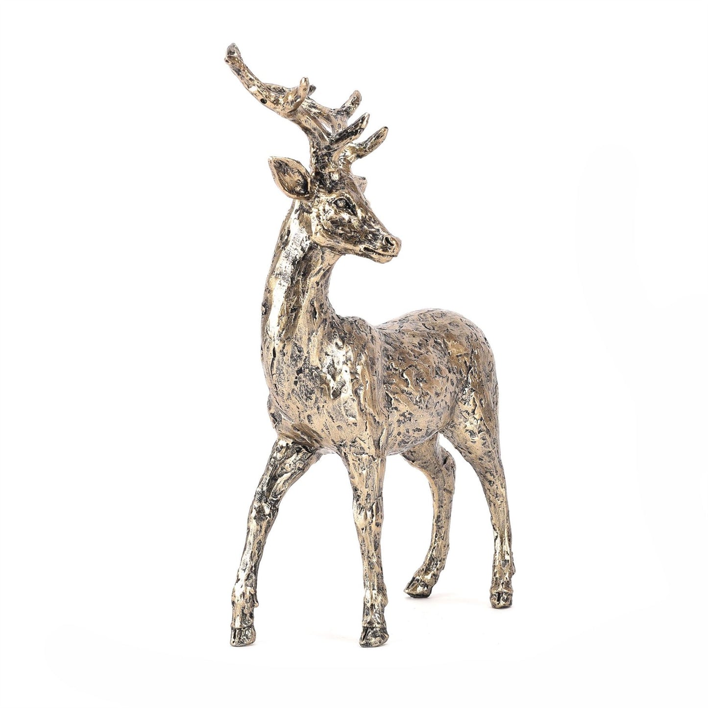 Meg Hawkins Bronze Finish Resin Stag Figurine