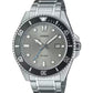 Casio Mens Dated Dial Stainless Steel Watch Available Multiple Colour