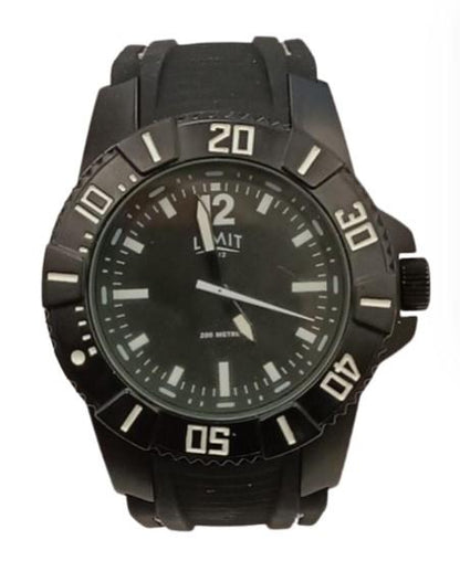 Limit Men's Sports Strap Watch Black
